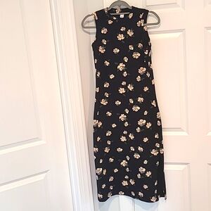 Floral dress from Old Navy. T-shirt material, fitted.